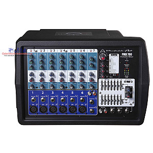 Wharfedale Pro PMX700 System Powered Mixer 2x 12 inch PA Speakers and Microphone